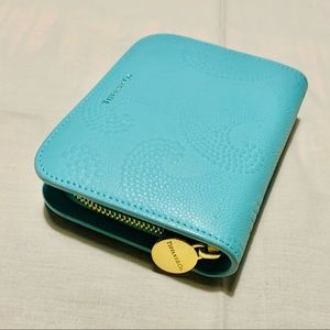 Tiffany & Co Wave Print Leather Wallet